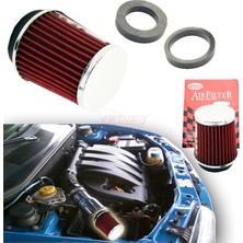Solveks Hava Filtresi Tuning 2 Aparatlı Krom Kırmızı Adettir