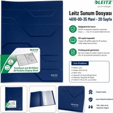 Leitz Sunum Dosyası 4610-00-35 Mavi 20 Sayfa