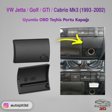 AutoPit 3D Vw Jetta / Golf / Gtı / Cabrio Mk3 (1993–2002) Uyumlu Obd Teşhis Portu Kapağı