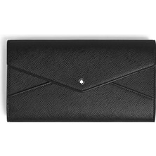 Montblanc MB222941 Mont Blanc Sartorial Siyah Continental Cüzdan