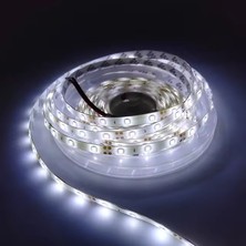 Solveks Şerit LED Dış Mekan 5050 12V 5mt 3 Çipli M/60 300 LED Beyaz Rulo