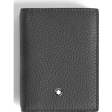 Montblanc MB223047 Mont Blanc Grain Deri 4 cc Siyah Kartlık