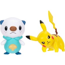 Pokemon Battle 2'li Figür Seti Pikachu & Oshawott