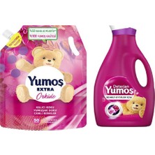 Yumoş Bakım Deterjanı-Renkli Giysiler Için 42 Yıkama (1X2520ML),YUMOŞ Extra Orkide Konsantre Yumuşat