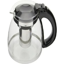 İlk El Grup Çelik Süzgeçli Cam Çaycı Servis Demlik 1500 Ml. -7488
