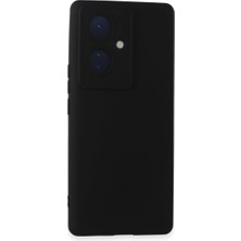 İlk El Grup Vivo V29 Lite Kılıf Nano Içi Kadife Silikon - Siyah