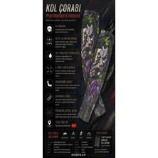 Demir 🏍️ Likralı Motorcu Kolluğu – Güneş Koruyucu Kol Koruyucu