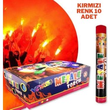 Prime Nest Store 10 Adet Kırmızı Meşale