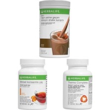 Herbalife 1 Çikolatalı Shake 50G Şeftalili Çay Thermo Complete Tablet