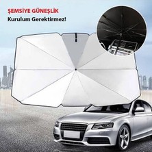 İlk El Grup Araba Güneş Gölge Koruyucu Şemsiye Oto Ön Cam GÜNEŞLIK(145CM*79CM)