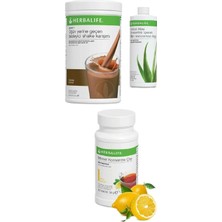Herbalife Set Çikolata Shake Aloe Suyu 50 gr Limon Aromalı Çay