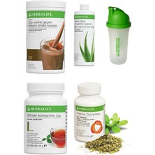 Herbalife Set Çikolata Shake- Aloe Suyu- 50 gr Klasik Çay- Thermo Complete ve Shaker