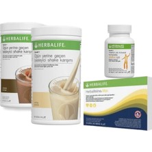 Herbalife Vanilyalı ve Çikolatalı Shake + Erkek Vitamin + Omega 3