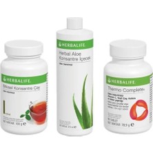 Herbalife Yağ Yakıcı Mega Set 2 - (100GR Çay - Aloe Vera - Thermo Complete)