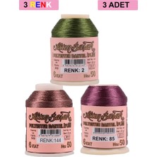 İlk El Grup 3 Adet Altınbaşak Oya ve Dantel Ipi 20 gr -  - No: 144 - 085 - 002