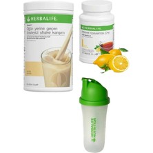 Herbalife Set Vanilya Shake- 50 gr Limon Aromalı Çay ve Shaker