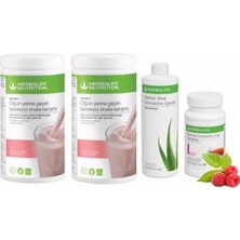 Herbalife Set 2 Adet Ahududu Shake 1 Adet Aloevera 1 Adet Ahududu Çay 50 Gr.