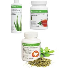 Herbalife Set Aloevera Içecek, Şeftali Aromalı 50 gr Çay, Thermo Complete