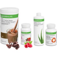 Herbalife Shake Çikolata Çay Ahududu Aloe Vera Thermo Complete
