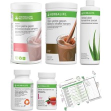 Herbalife Shake Ahududu Çikolata  Ahududu Çay  Aloe Vera Thermo Complete