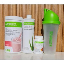 Herbalife Başlangıç Seti (Ahududu Shake Aloe Şeftali Çay Shaker)