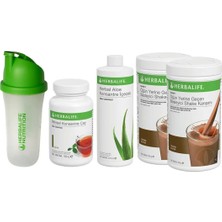 Herbalife Aylık Başlangıç Paketi 1 - Shaker Hediyeli (2 Vanilyalı Shake + 100GR Çay + Aloe) HEK1080