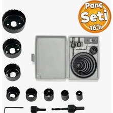 Solestar STR-1137 16 Parça 19-127 mm Buat Açma Panç Seti A3 Çeliği Panç Takımı