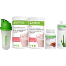 Herbalife Başlangıç Seti-27 2 Ahududulu Shake 50G Şeftali Çay Aleo Içecek Shaker