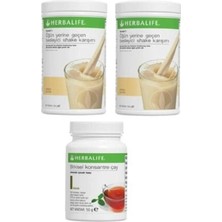Herbalife Formül 1 Öğün Yerine Geçen Besleyici Shake Karışımı Vanilya Aromalı + Bitkisel Konsantre Çay Klasik
