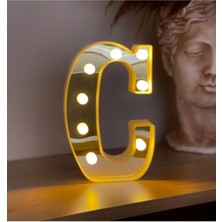 Empressco 3D Işıklı LED Harf Dekoratif Aydınlatma Büyük Boy C