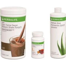 Herbalife Harika 3 Lü Set Çikolata Shake Alovera Klasik Cay 50 ml