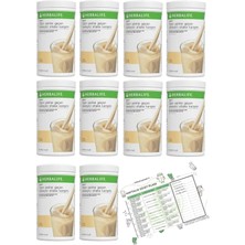 Herbalife Shake Vanilya 5500 gr 10 Adet Diyet Listesi Yaşam Koçum