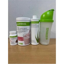 Herbalife Başlangıç Seti Shake Ahududu-50 gr Çay Klask Aloe Konsantre Içecek Shaker