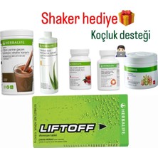 Herbalife Maksimum Enerji ve Detoks Paketi (Shake-Aloevera-Çay-Termo-Multifiber-Liftoff)