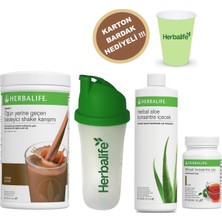 Herbalife Set1 Shake Çikolata Aloe Konsantre Içecek Shaker Klasik Çay 50 gr