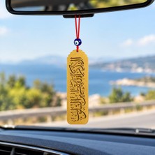 Araba Dikiz Ayna Süsü Cam Nazar Boncuklu Ra’d Suresi 28. Ayetli