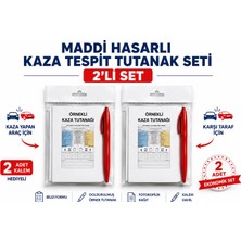 Serbugo Otokopili-Kalemli- Örnekli Kaza Tespit Tutanağı 2 Adet Set