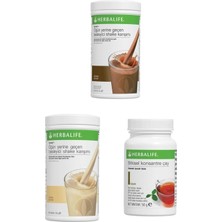 Herbalife Kilo Verme Aylık Başlangıç Seti 2 Adet Shake (Vanilya-Çikolata) 1 Adet Çay (Klasik)