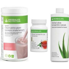 Herbalife Klasik Set Shake Ahududu + Aloe + Bitkisel Çay