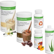 Herbalife Shake Vanilya 1 Çikolata 1 - Çay Şeftali - Aloe - Thermo