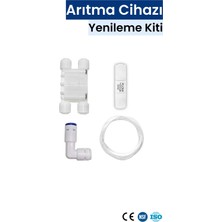 Water Global Su Arıtma Cihazı Yenileme Kiti Shut Off Vana Atık Kısıcı Check Valf 3 Metre Hortum Kapalı Kasa