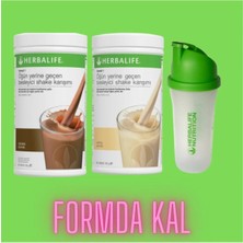 Herbalife Formül 1 Shake Karışım Seti Çikolata Vanilya 550 gr Shaker
