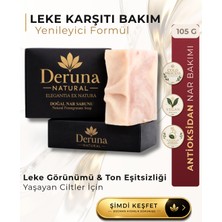 Deruna Natural +4 Doğal Yağ Destekli Yaşlanma Karşıtı & Aydınlatıcı Bakım | Nar Sabunu | Soğuk Proses 105G.