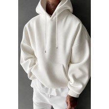 Tarz Cool Regular Kapüşonlu Sweatshirt Erkek Unisex 3 Iplik Şardonlu %100 Pamuk Basic Hoodie