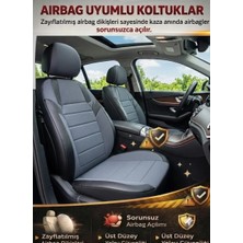 Mevas Monza Füme Serisi Hyundai Elantra Koltuk Kılıfı Tam Set