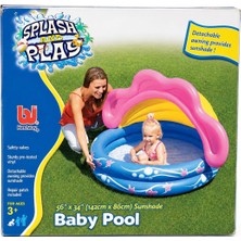 Bestway Splash & Play Gölgelikli Şişme Bebek Havuzu 51098  Satış Başlığı  Bestway Splash & Play 51098 Gölgelikli Şişme Bebek Havuzu 142X86 cm