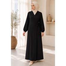 Melike Home Bej Pamuk Müslin Sabahlık-Elbise