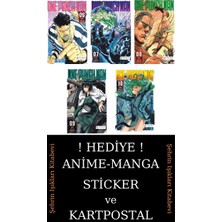 Akılçelen Kitaplar One Punch Man 6-7-8-9-10 Manga Seti (5 Kitap) / Tek Yumruk / Anime-Manga Sticker ve Kartpostal Hediyeli