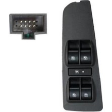 Cam Açma Anahtarı Dörtlü Sol Ayna Ayar Çerceveli Fiat Linea 2007+ 8 Pin 7354484360 AN-0791 Vertex