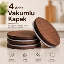 Sevilla Ahşap Vakumlu Kapak 4’lü Set | Elysia Uyumlu Kapak